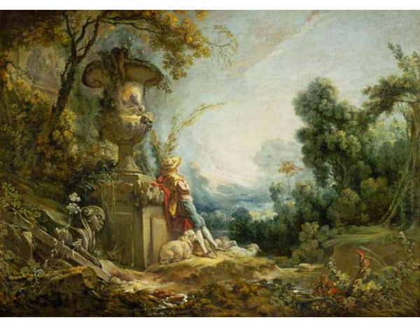Pastorale ou Jeune berger dans un paysage 