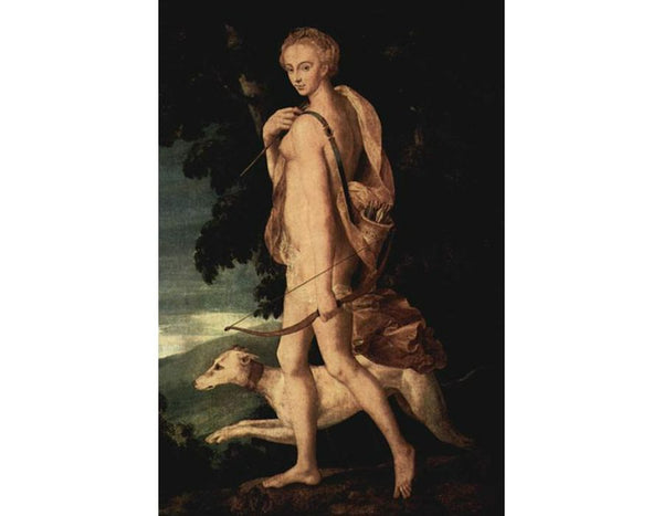 Diana as a huntress 