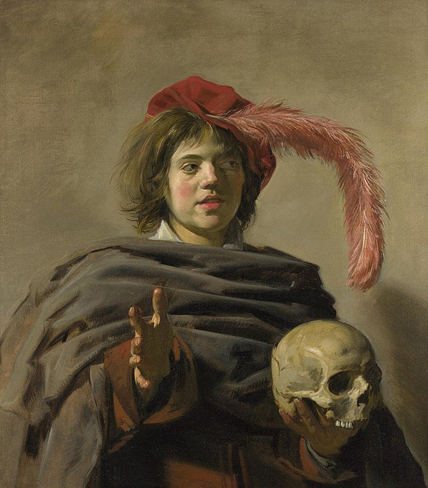 Boy with a Skull