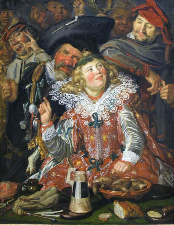 Shrovetide Revellers c. 1615