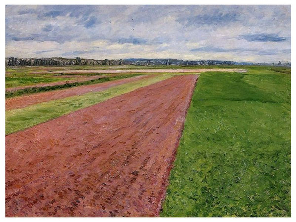 Landscape Study In Yellow And Rose