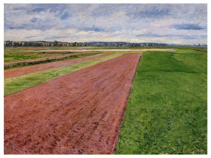 Landscape Study In Yellow And Rose