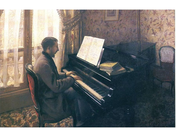Young Man Playing The Piano
