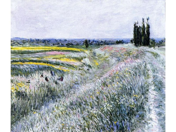 The Plain at Gennevilliers, Group of Poplars