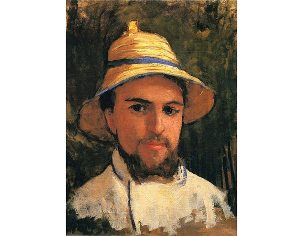 Self Portrait (fragment) Aka Self Portrait Wearing A Summer Hat