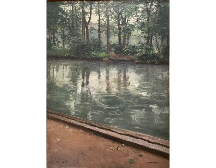 The Yerres Rain Aka Riverbank In The Rain