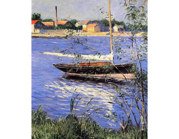 Anchored Boat On The Seine At Argenteuil