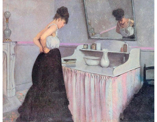 Woman At A Dressing Table