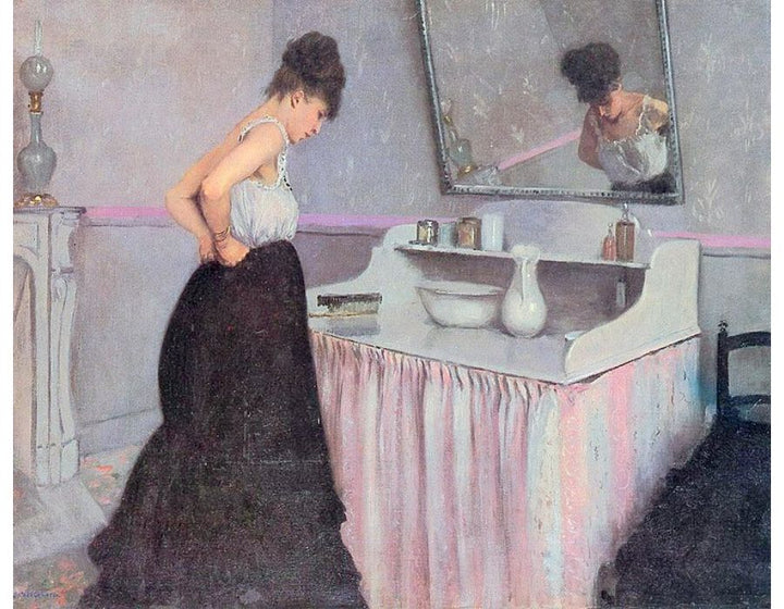 Woman At A Dressing Table