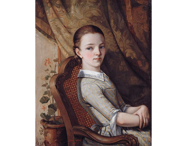 Portrait of Juliette Courbet Painting by Gustave Courbet