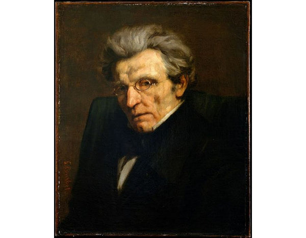 Monsieur Suisse 1861 Painting by Gustave Courbet