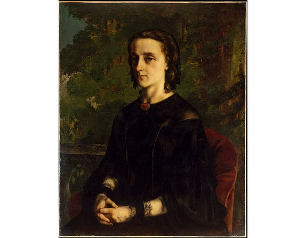 Madame de Brayer 1858 Painting by Gustave Courbet