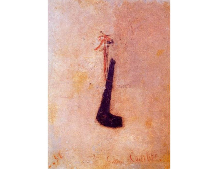 Pipe Painting by Gustave Courbet