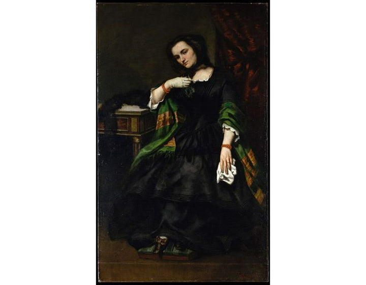 Madame Auguste Cuoq (Mathilde Desportes) Painting by Gustave Courbet