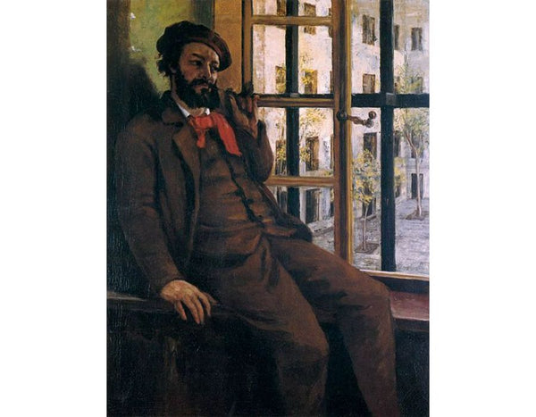 Self Portrait at Sainte-Pelagie, 1871 Paintingc by Gustave Courbet