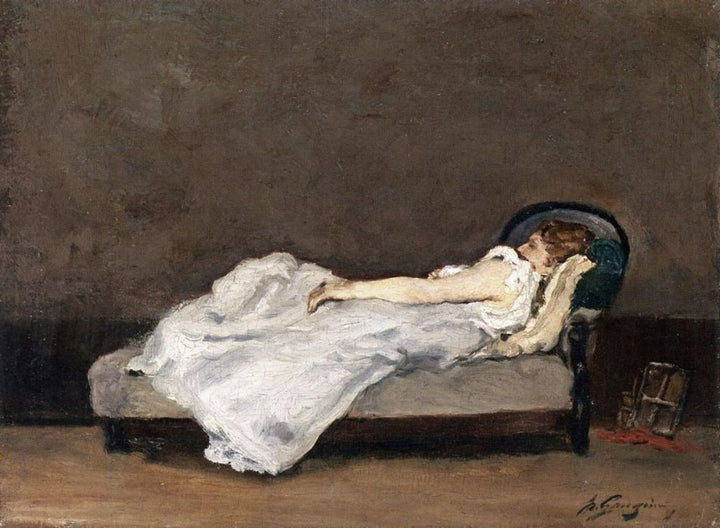 Mette Asleep On A Sova 