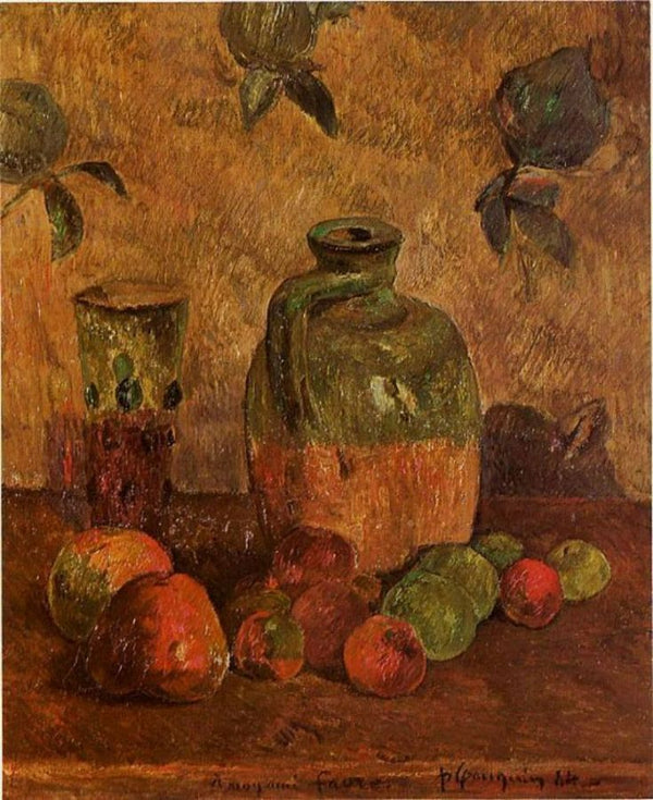 Apples Jug Iridescent Glass 