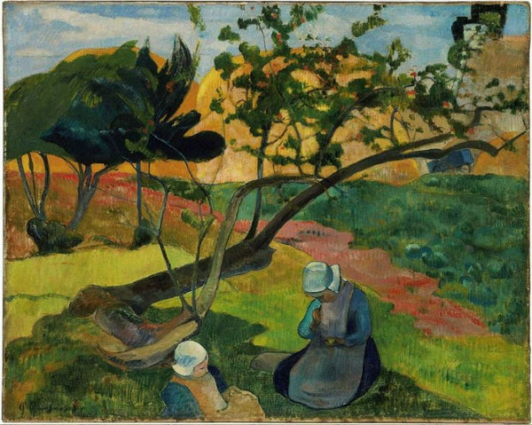 Little Girls Aka Landscape With Two Breton Girls 
