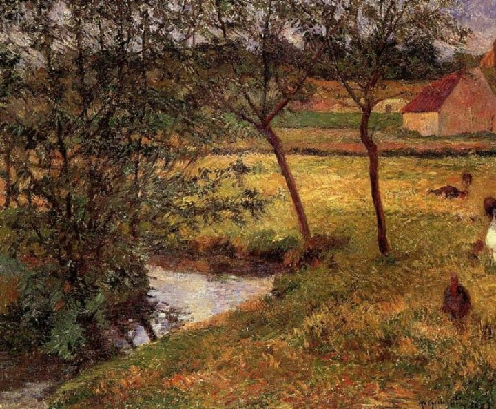 Pissarros Garden Quai Du Pothuis Pontoise 