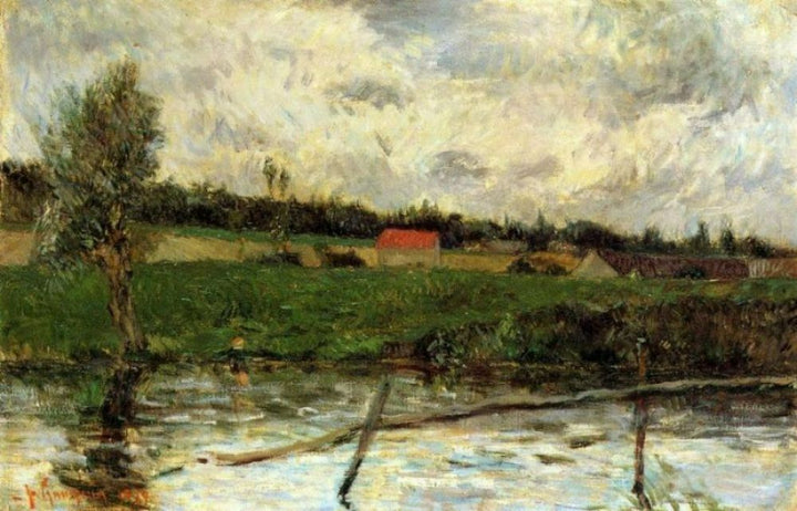 Riverside Aka Breton Landscape 