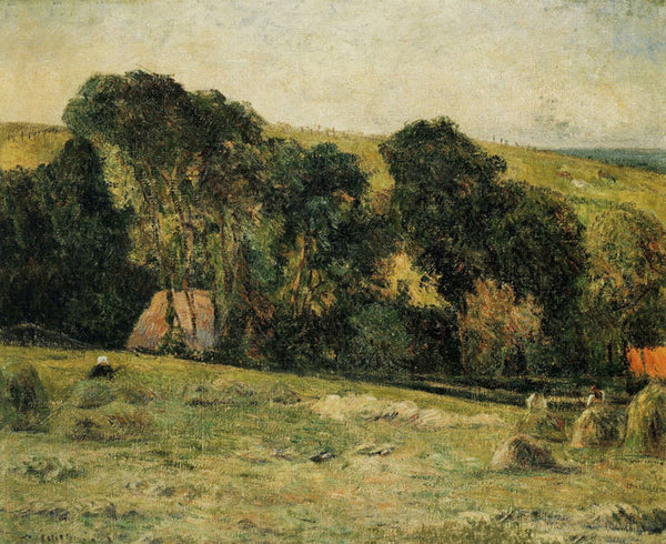 Haymaking near Dieppe 