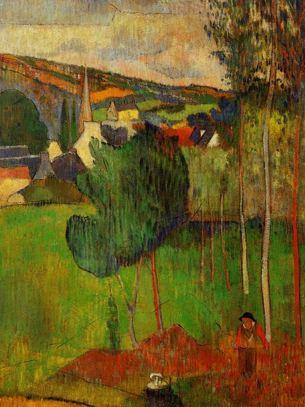 View Of Pont Aven From Lezaven 