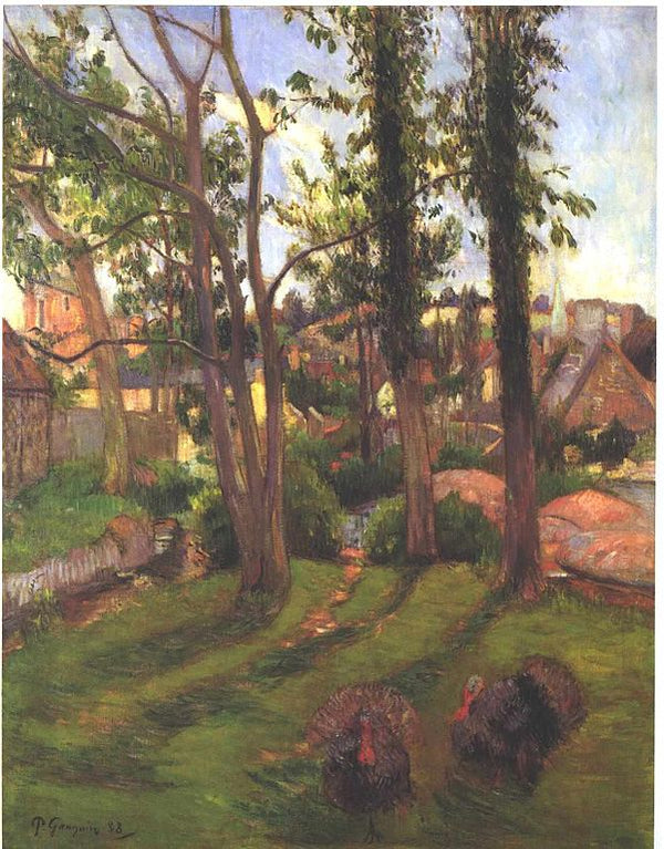Turkeys Aka Pont Aven Landscape 