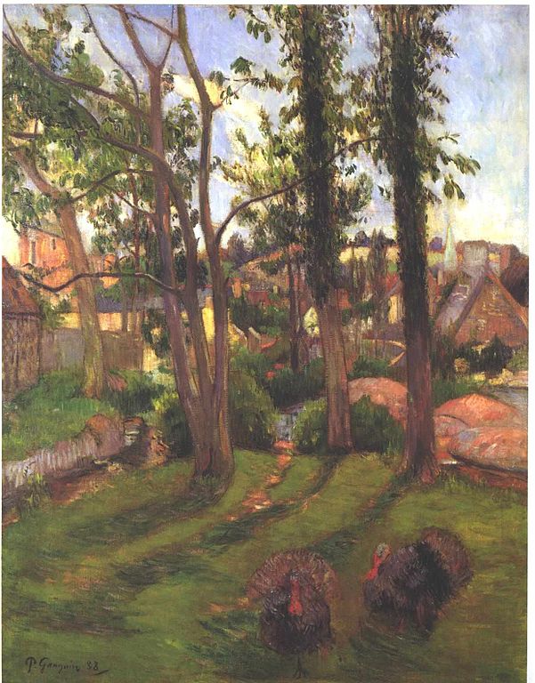 Turkeys Aka Pont Aven Landscape 