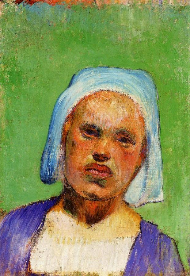 Portrait Of A Pont Aven Woman 