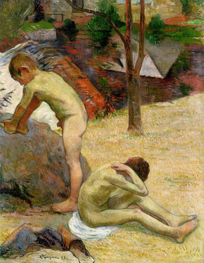 Breton Boys Bathing 1888 