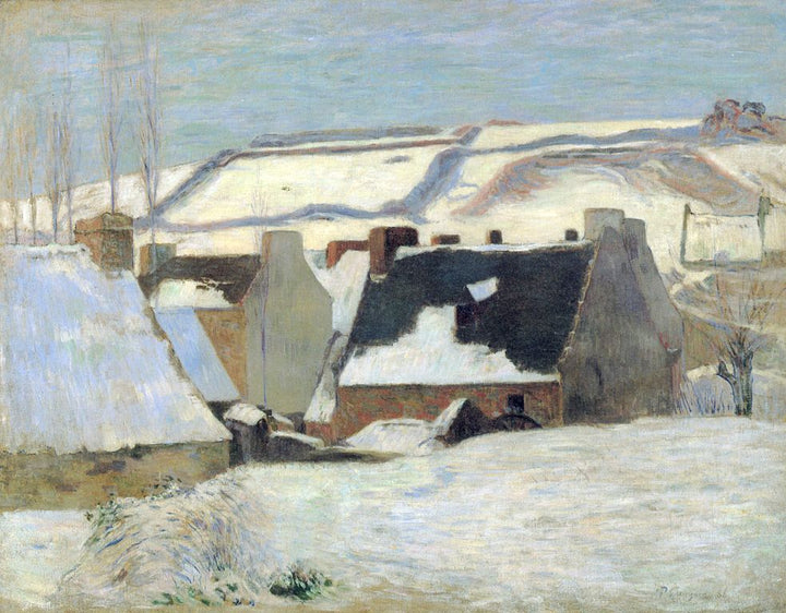 Breton Village in the Snow 2 