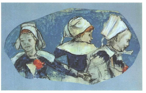 Breton Girls Dancing 