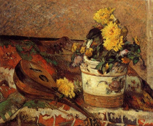 Mandolina and Flowers 