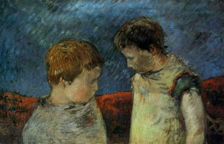 Aline Gauguin And One Of Her Brothers 