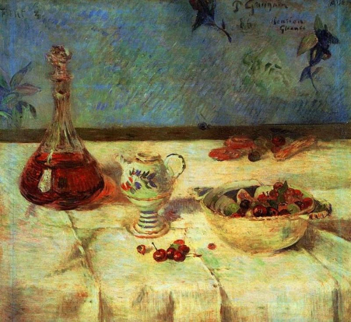The White Tablecloth Aka Still Life With Cherries 