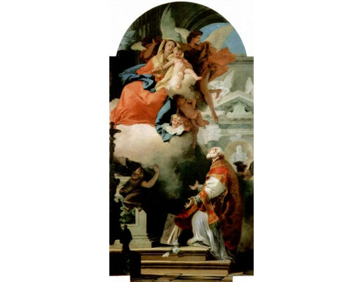 The Virgin Appearing to St Philip Neri
