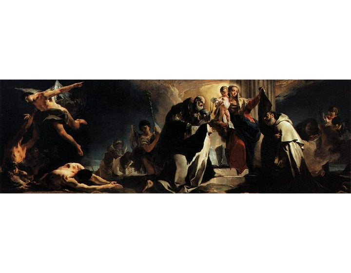 The Madonna of Carmel and the Souls of the Purgatory 