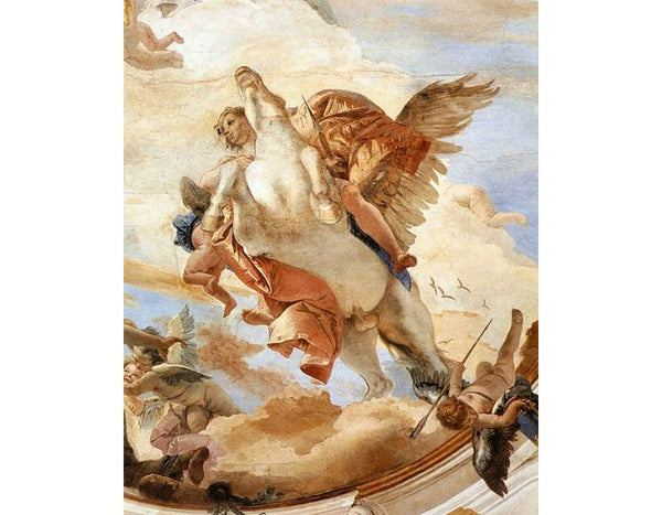 Bellerophon on Pegasus (detail-1) 1746-47
