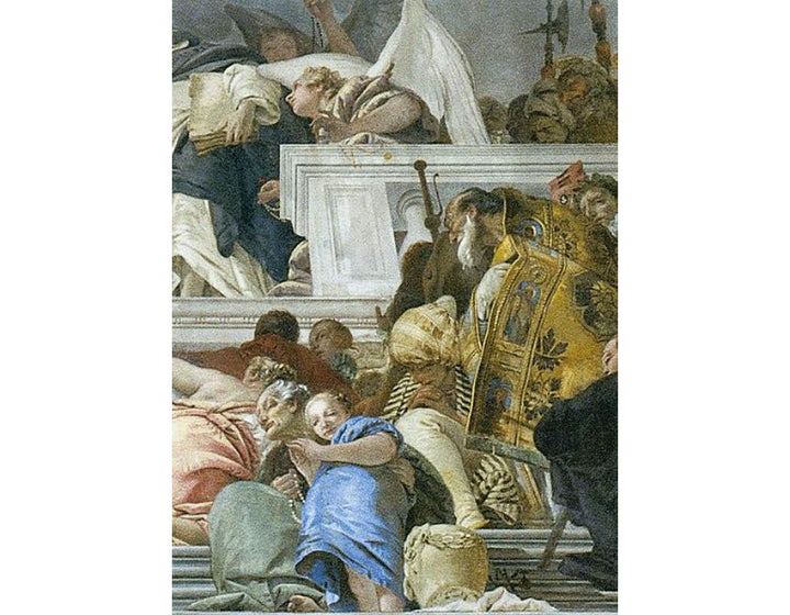 The Institution of the Rosary (detail) 3 