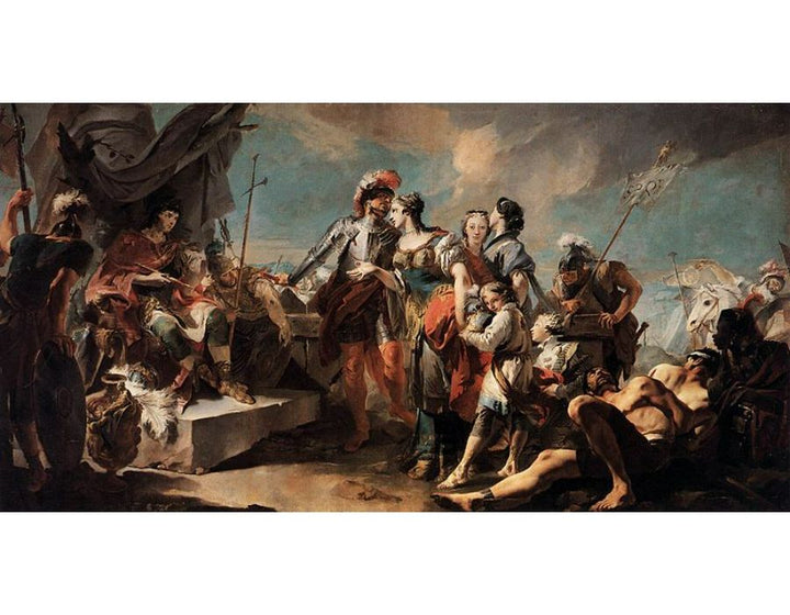 Queen Zenobia before Emperor Aurelianus
