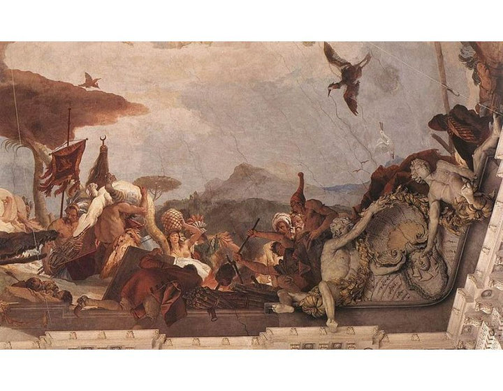Apollo and the Continents (America, right-hand side) 1752-53 