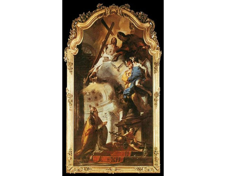 Pope St Clement Adoring the Trinity 1737-38 