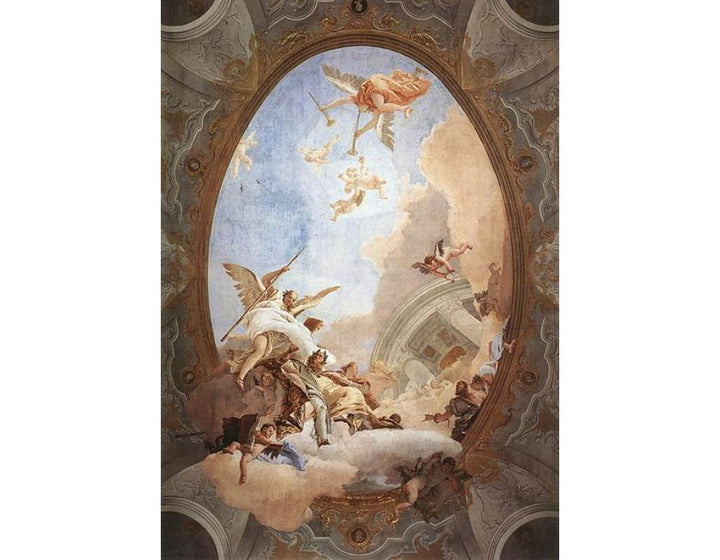 Allegory of Merit Accompanied by Nobility and Virtue 