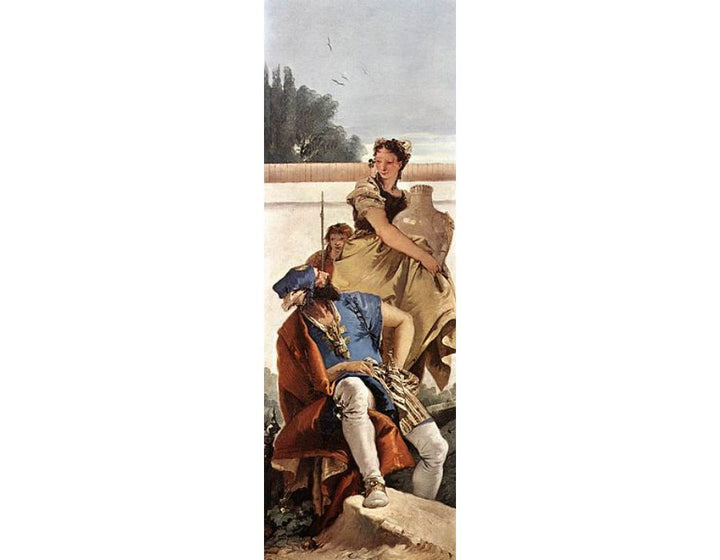 A Seated Man and a Girl with a Pitcher c. 1755 