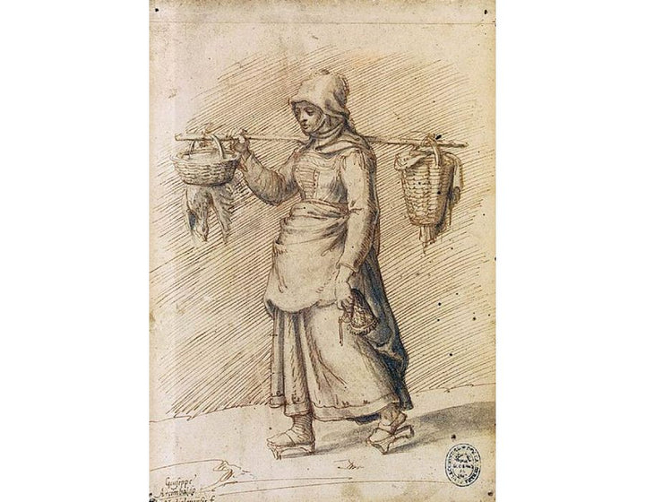 Peasant Women Going to the Market
