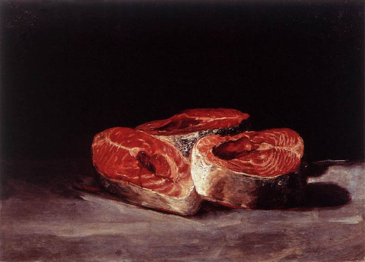 Still-Life Three Salmon Steaks 
