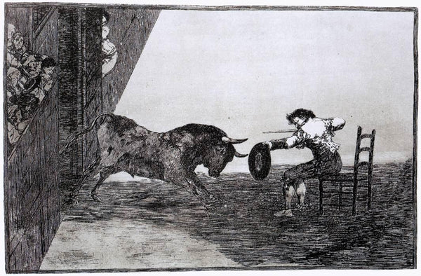 The Bravery of Martincho in the Ring of Saragassa (Tauromaquia 18) 