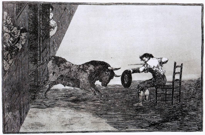 The Bravery of Martincho in the Ring of Saragassa (Tauromaquia 18) 