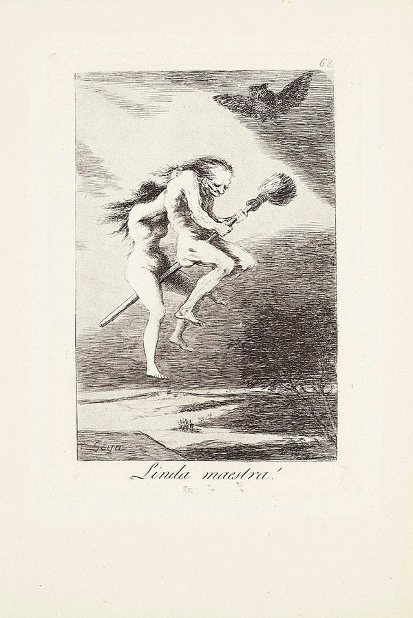 Caprichos Plate 68 Lovely Teacher 