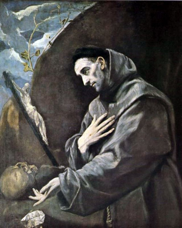 St Francis In Meditation